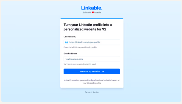 Linkable — the $2 Lovable app in CVE-2025-48757